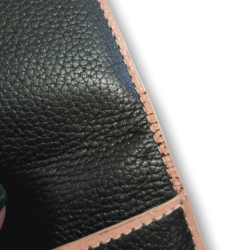 Kate Spade ♠️ Bifold Card Case | Black Leather | GUC - Picture 6 of 11